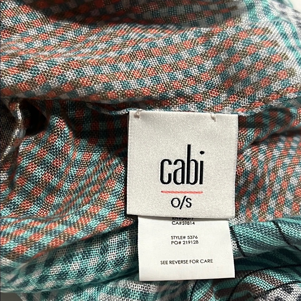 Cabi Gingham Scarf - Picture 2 of 5